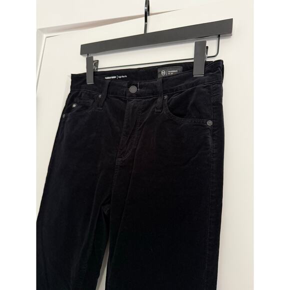 $245 AG Jeans Farrah Boot Velvet Super Black - 27 - Picture 9 of 13